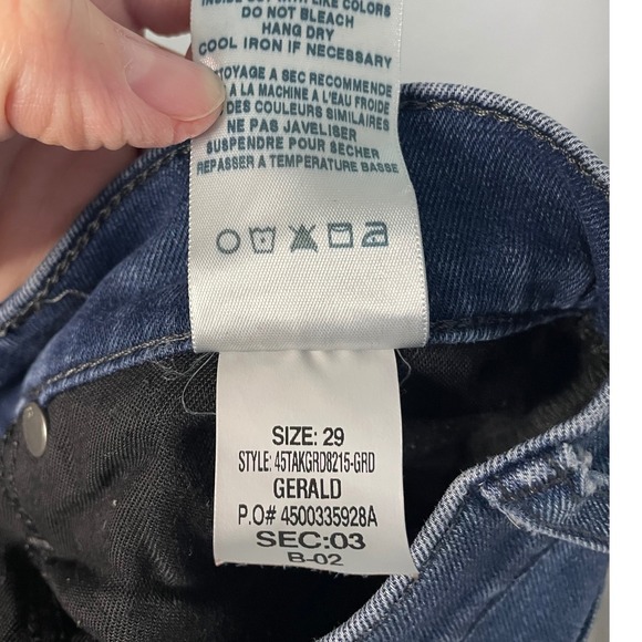 Joes Jeans Women Gerald Dark Wash Slim Fit Denim Jeans Distressed Detail Size 29 - Picture 10 of 11